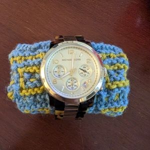 Michael Kors Women's Tortoiseshell Stainless Steel Analog Quartz Watch